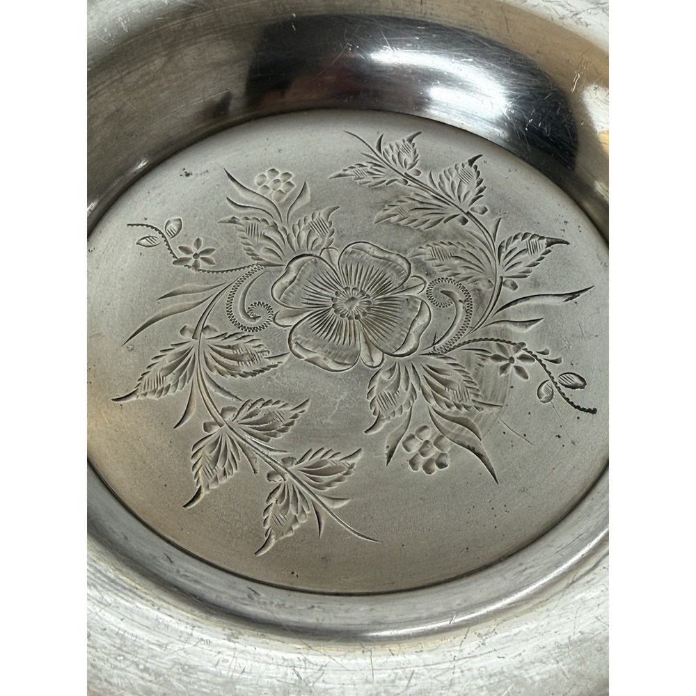 Antique Barbour Silver Co Quadruple Silverplate Bridal Basket Dish 1892-1898 GUC - Picture 3 of 16